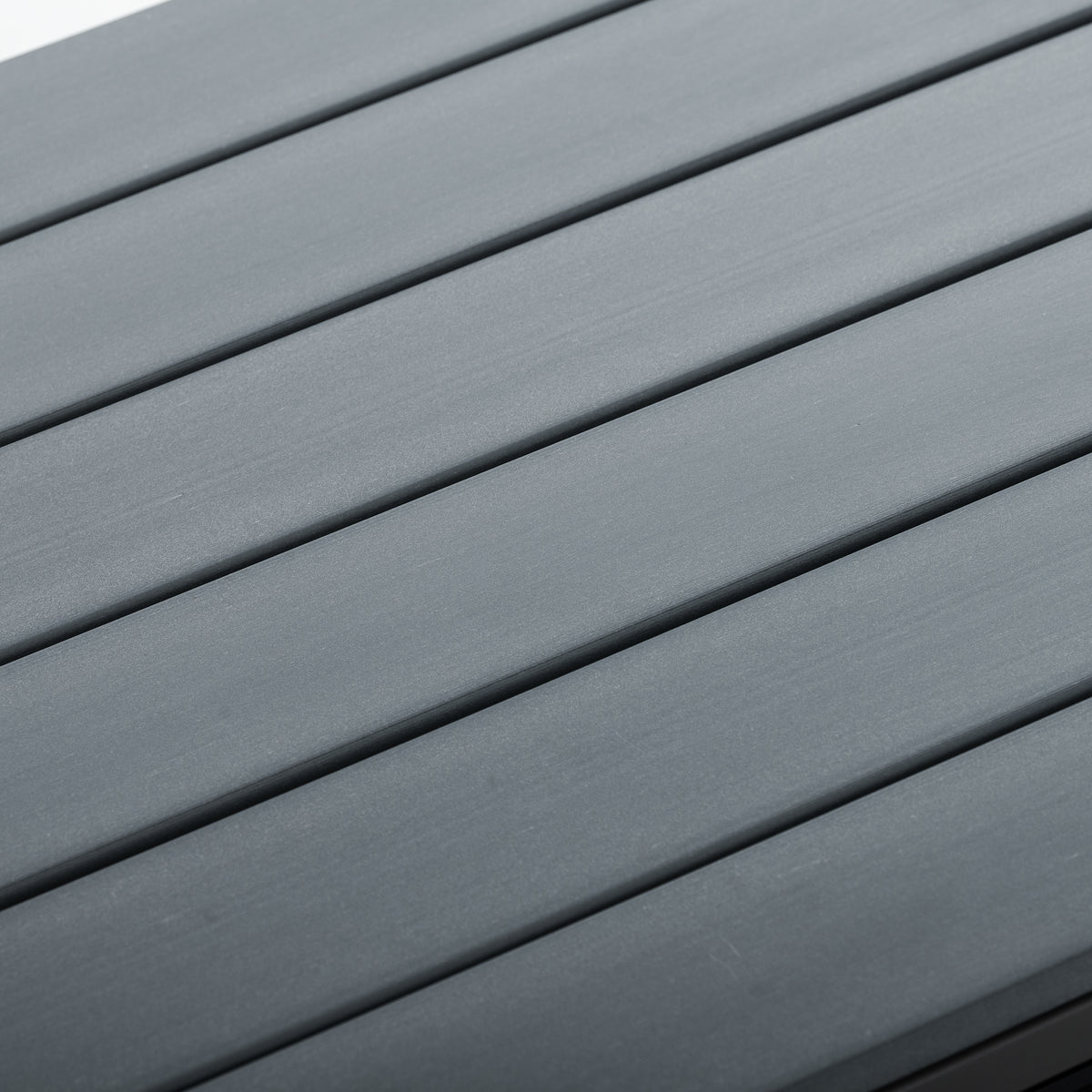 Close-up of dark gray cushion fabric panels
