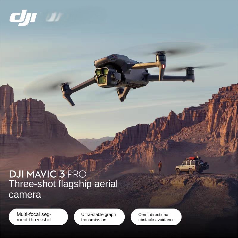 DJI Mavic 3 Pro aerial camera drone with three-camera gimbal